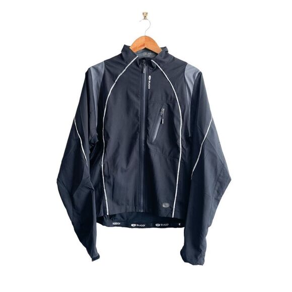 Sugoi Mens Performance Running Jacket Full Zip Black Medium - Picture 1 of 6